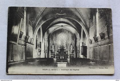 Seur, intérieur de l'église, Loir et Cher 41