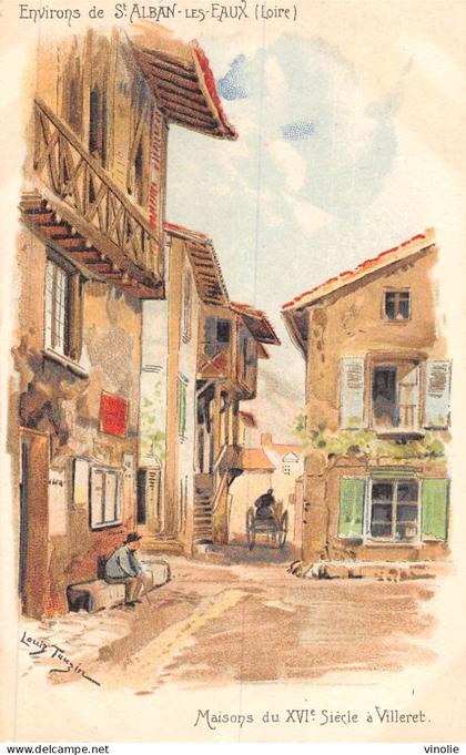 24-3953 : VILLERET. MAISON XVI°. CARTE ILLUSTREE