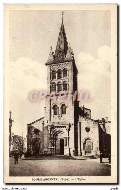 Bourg - Argental - L'Eglise - CPA