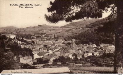 Bourg - Argental - Vue Generale - CPA