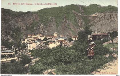 Carte postale ancienne de SAINT  PAUL en CORNILLON