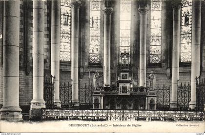 CPA Guenrouet Interieur de l'eglise