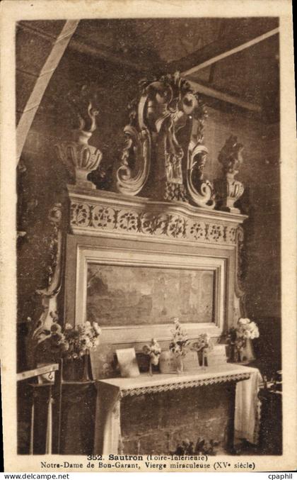 CPA Sautron Notre Dame de Bon Garant Vierge miraculeuse