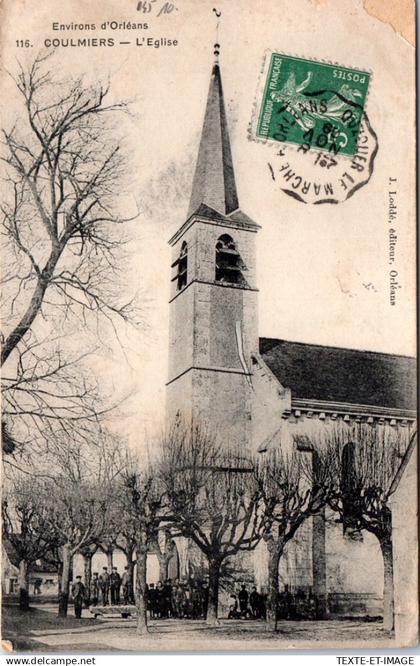 45 COULMIERS - l'eglise.