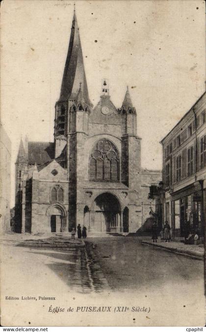 CPA Eglise de Puiseaux