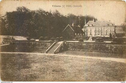 CPA Villette Poil Nievre