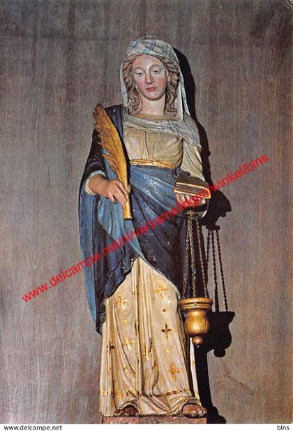 Liessies - Statue de Saint-Hiltrude  - Nord - (59) Nord