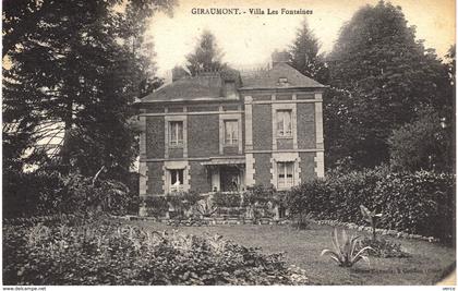Carte Postale ancienne de  GIRAUMONT - Villa les Fontaines