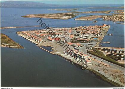 Port-Barcares - Vue aerienne de la Presqu'Ile - AK Grossformat