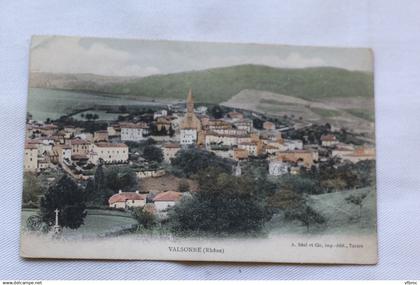 Cpa 1907, Valsonne, Rhône 69