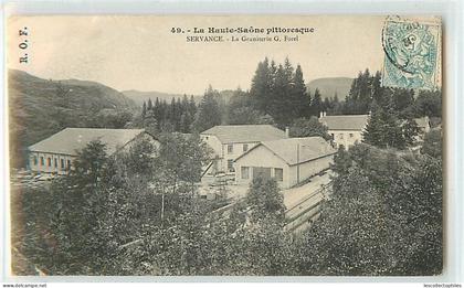 13037 - SERVANCE - LA GRANITERIE G FOREL / LA HAUTE SAONE PITTORESQUE