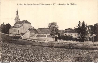 Gy CPA Quartier de l'eglise