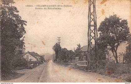 CHAMPAGNEY - Route de Ronchamp