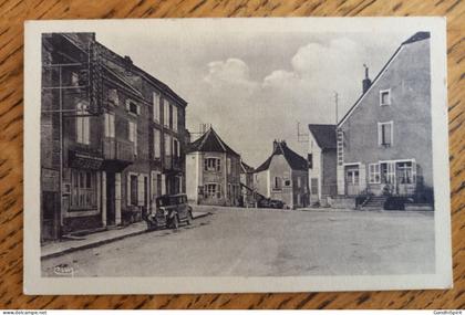 Dampierre sur Salon - La place, la Poste, Hotel, Auto, Voiture