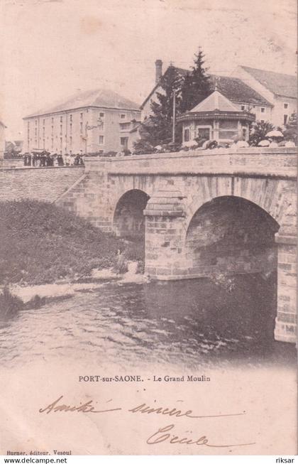 PORT SUR SAONE(TIRAGE 1900)