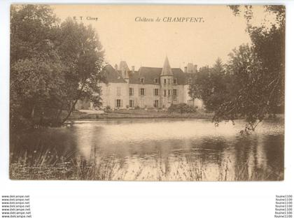 CHATEAU DE CHAMPVENT  ( environs de LA GUICHE )