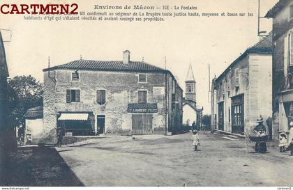 IGE ENVIRONS DE MACON LA FONTAINE LA BRUYERE 71