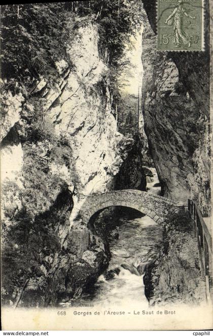 CPA Gorges de l'Areuse Le saut du Brot