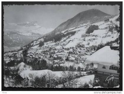 74 Saint-Gervais-les-Bains vue aerienne sous la neige D74D K74236K C74236C RH036419