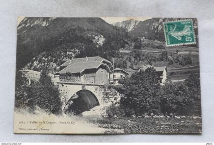 Vallée de la Dranse, pont de Gy, Haute Savoie 74