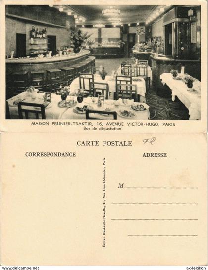 CPA Paris MAISON PRUNIER-TRAKTIR, 16, AVENUE VICTOR-HUGO 1928