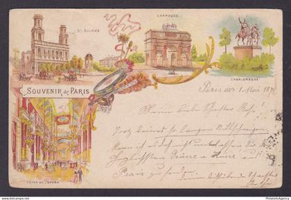 FRANCE, Postcard, Paris, Memories of Paris