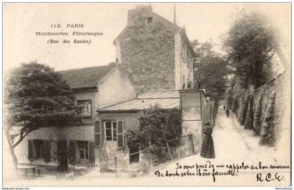 Paris - Montmartre - Rue des Saules