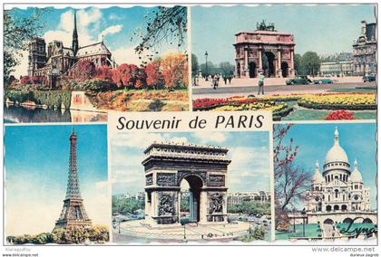Paris old postcard travelled 19?? bb151109