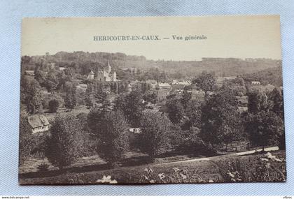 Cpa 1930, Héricourt en Caux, vue générale, Seine Maritime 76