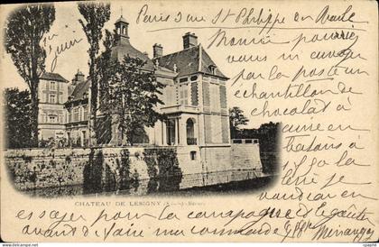 CPA Chateau De Lesigny
