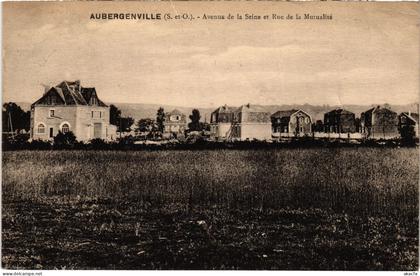 CPA Aubergenville Avenue de la Seine FRANCE (1379574)