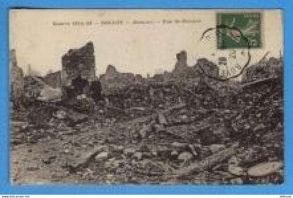 80 - Guerre 1914-18 - Rollot - Rue St-Nicolas - Ecrite en 1920