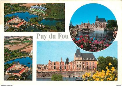 85 - Les Epesses - Le Château du Puy du Fou - Multivues - Fleurs - CPM - Voir Scans Recto-Verso