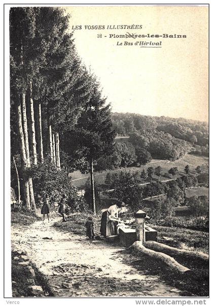 Carte Postale Ancienne de HERIVAL, environs de PLOMBIERES