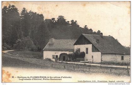 Carte Postale Ancienne de HERIVAL, environs de PLOMBIERES