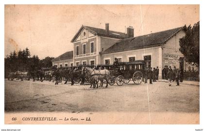 Contrexeville - La Gare - petit pli