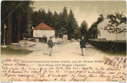 Deutsch-Französische Grenze Saint-Blaise nach Senones