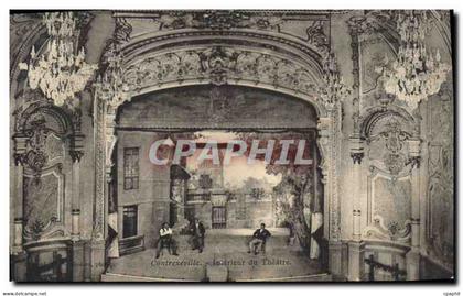 CPA Contrexeville interieur du Theatre