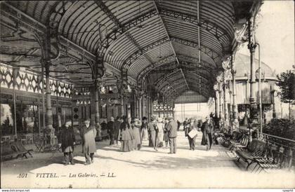 Vittel CPA Les galeries