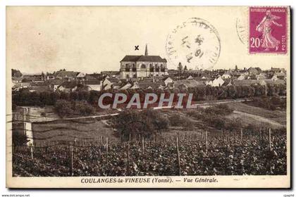 CPA Coulanges la Vineuse Vue generale