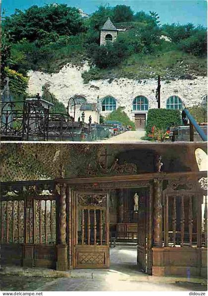 95 - Haute-Isle - Ancien village troglodytique - Eglise trogiodytique - Multivues - Carte Neuve - CPM - Voir Scans Recto