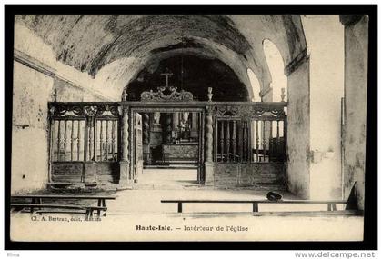 95 Haute-Isle interieur eglise troglodyte D95D K95355K C95301C RH090904