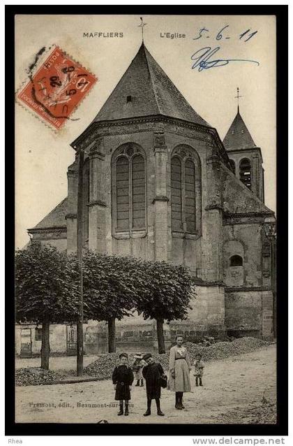 95 Maffliers eglise D95D K95652K C95353C RH091023