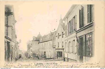 Carte Postale Ancienne - 95 - Andilly - Rue de Paris - Précurseur - CPA - Voir Scans Recto-Verso - Poscard - Carta Posta