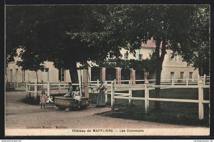 CPA Maffliers, Château de Maffliers, Les Communs