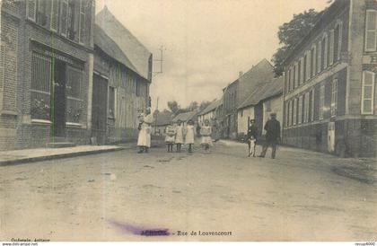 80 ACHEUX   en amienois  rue de louvencourt 2 scans