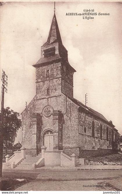 CPA Acheux en Amiénois-L'église      L4643