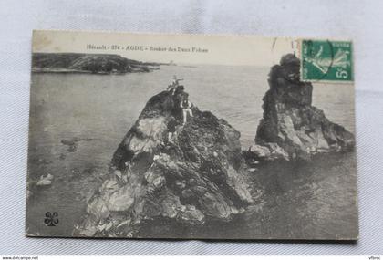 Agde, rocher des deux frères, Hérault 34