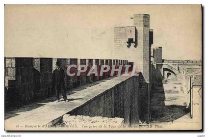 CPA Remparts d'Aigues Mortes Vue prise de la Tour de la Marthe