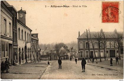 CPA Ailly sur Noye Hotel de Ville (1502860)